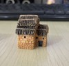 Moss micro -landscape ornaments 6 thatched house house resin small house creative crafts Zakka wind