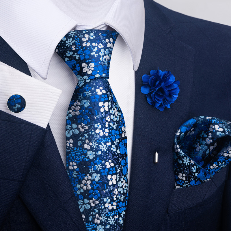 135g Weight Square Scarf, Cufflinks, Tie Classification Polyester Yarn Material Geometric, Stripe, Cashew Nuts Pattern All Seasons Season Men's Gender Commute Style Commute Geometric Stripe Cashew Nuts Polyester Yarn Men's Square Scarf Cufflinks Tie 93