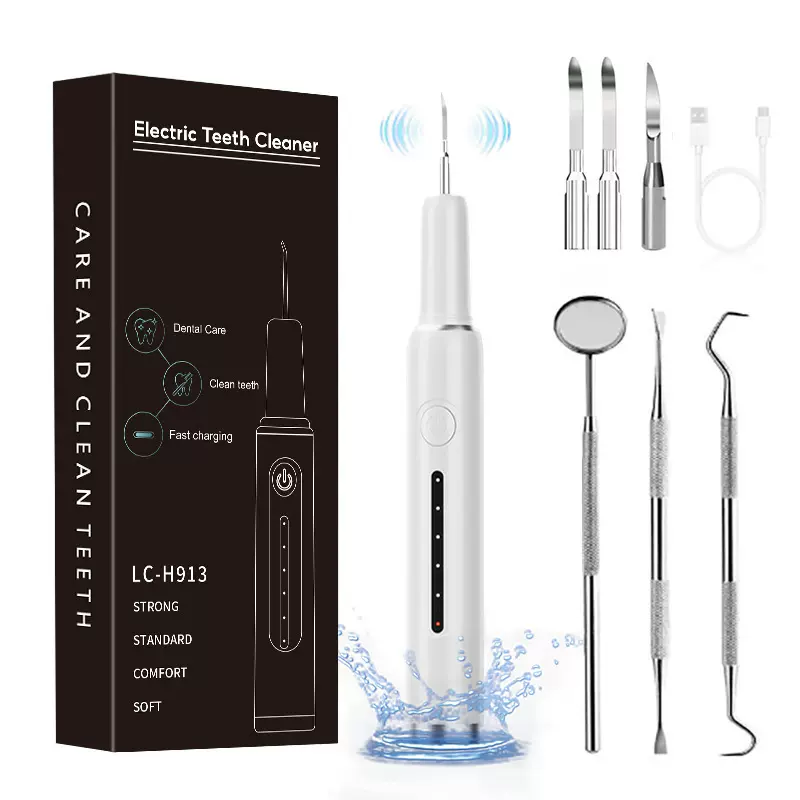 跨境家用智能超声波洗牙器去牙结节石除牙石紫外线护理美牙仪洁牙