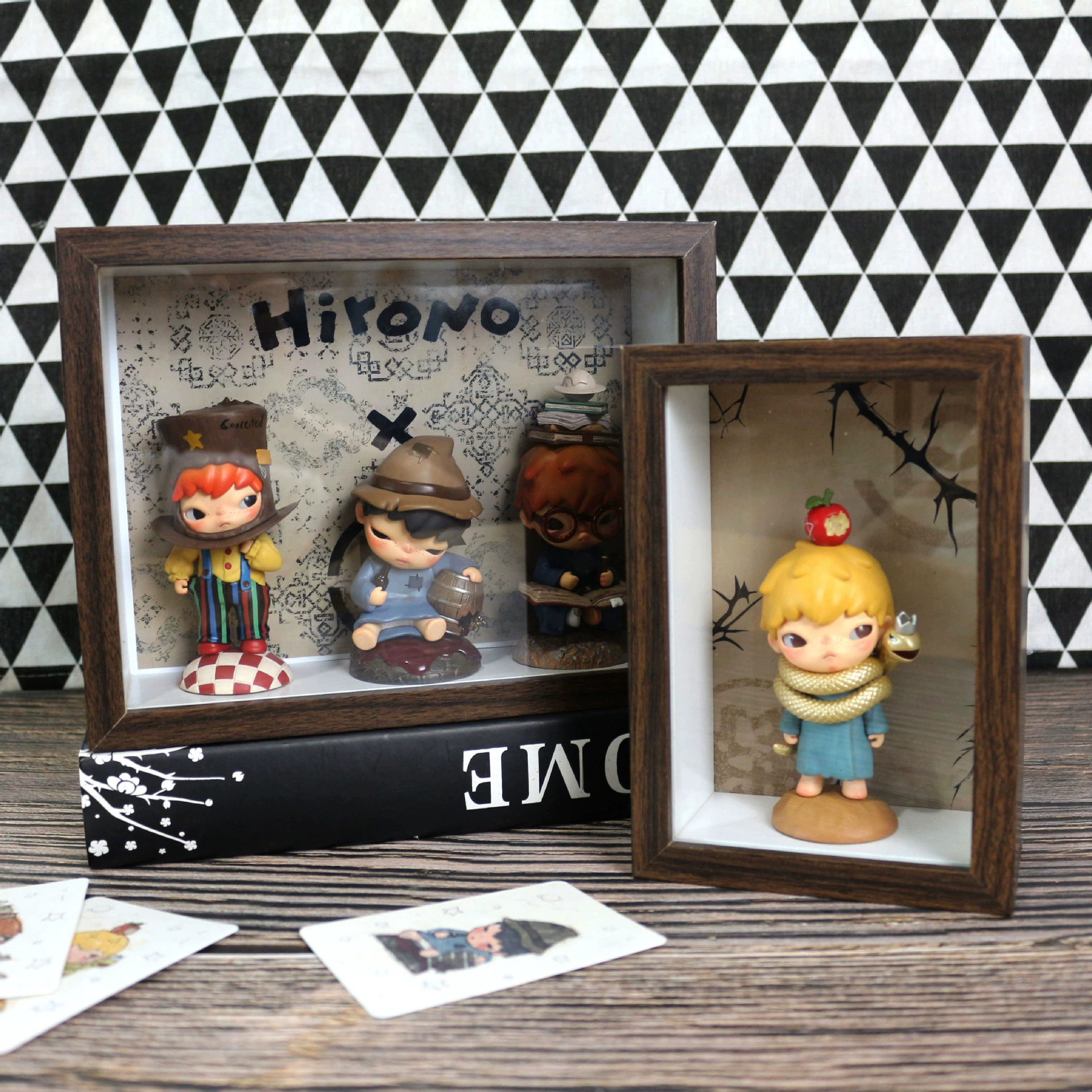 Bubble Mart Little Prince Ono серии ручной работы, слепая коробка для хранения кукол, пылезащитная изысканная коллекционная коробка для самостоятельного изготовления