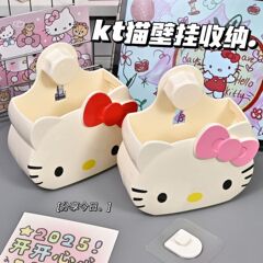 Insかわいいkt猫浴室穴なし壁掛け式収納ケース漫画収納歯磨き粉歯ブラシ壁掛け収納ケース