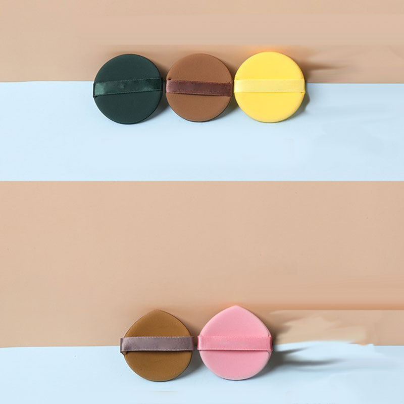 Esponja de maquillaje con forma de piña y yema de huevo, para uso en seco y húmedo, no absorbe polvo, venta al por mayor. image 4