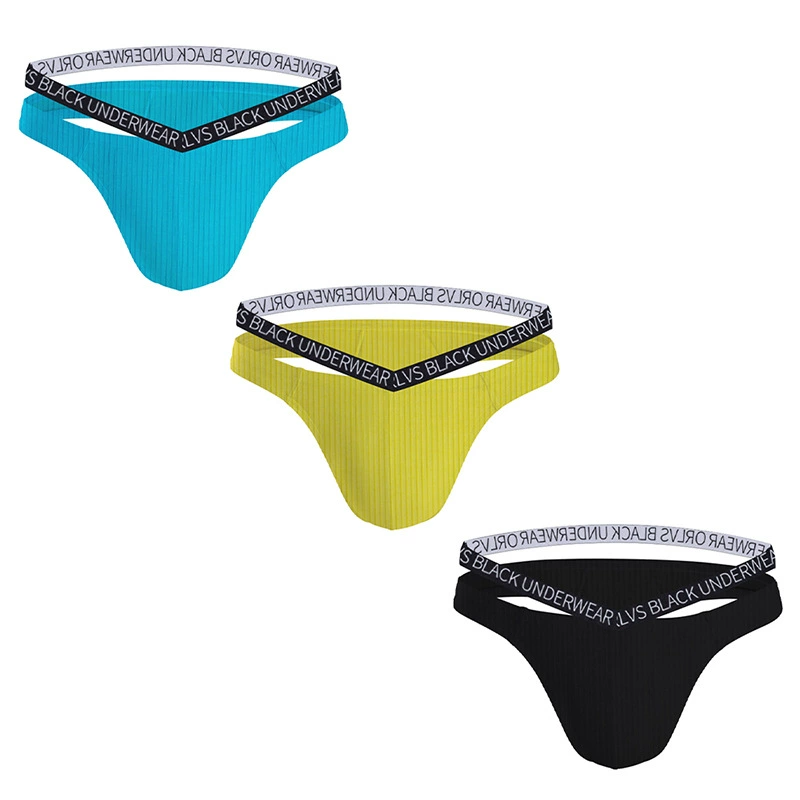 [Бумага] Кросс-бордер Sexy низкая талия мужской thong, тонкий U-изгиб, пакет/сумка показывает большой секс-трусики или6312