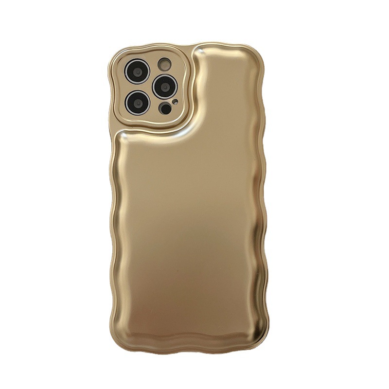 Silicone Phone Case Wave Pattern For Iphone 15 Pro Max 14 13 12 11_voghion.com