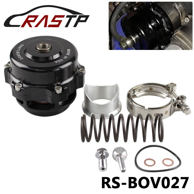 Автомобильный модифицированный клапан сброса давления турбины BOV выпускной клапан турбины 50MM вентиляционный клапан 35PSI