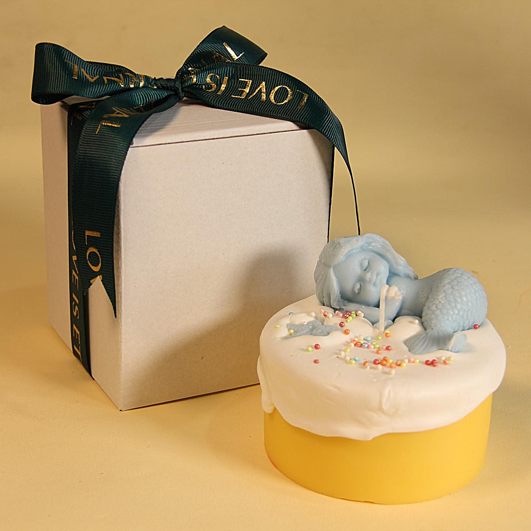 INS crema pastel de fresa aromaterapia vela galleta cumpleaños nicho avanzado regalo creativo romántico dormitorio caja de regalo