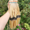 Hair rope with flat rubber bands, long slingshot with accessories, street rubber toy, increased thickness