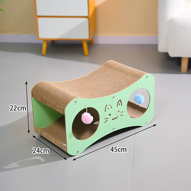 스몰 사이즈 이중 고양이 둥지 [녹색]]