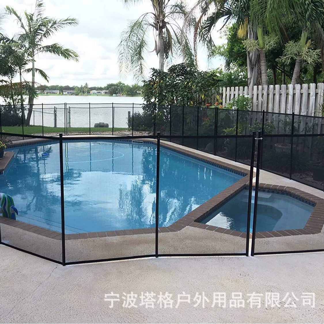 Забор из алюминиевых труб и нержавеющей стали, прямые продажи от производителя, подходит для бассейнов, садов и домов.