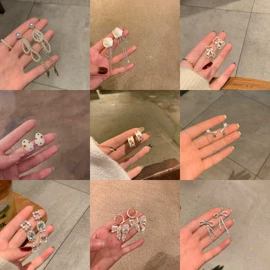 耳钉;耳环;项链