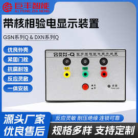 定制 GSN-Q DXN-Q型带核相验电显示装置户内高压带电显示器
