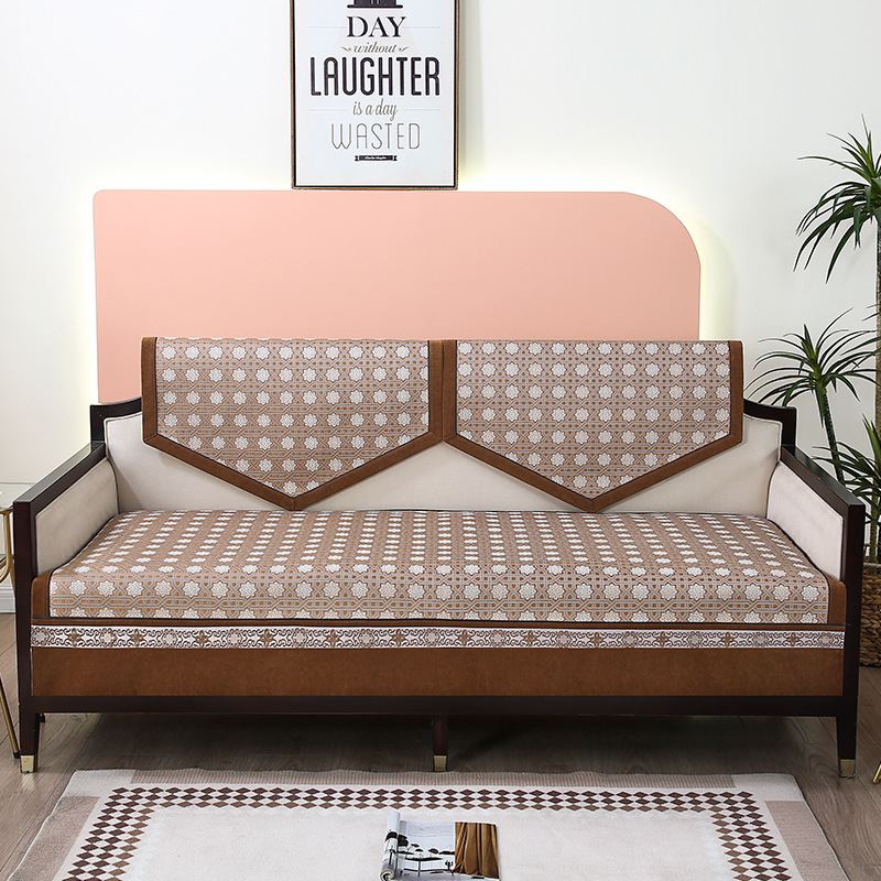 Four seasons sofa cushion high precision jacquard sofa cover towel composite sofa cushion anti-slip sofa back towel cover wholesale
