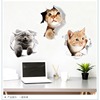 Three dimensional stickers suitable for photo sessions on wall, laptop, toilet, sticker, ebay