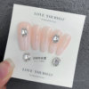 Transparent accessory for manicure, fake nails for nails, wholesale