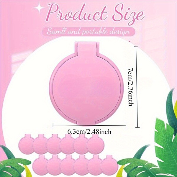 folding small handheld mirror