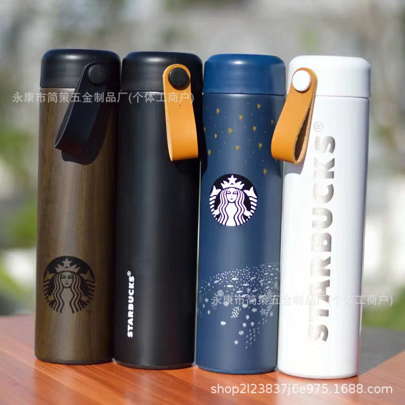 Hot-Selling Foreign Trade Stainless Steel 304 Thermos Cup with Original Wood Grain Design, Same Style as Starbucks, Suitable for School, Office, and Couples Hot-Selling Foreign Trade Stainless Steel 304 Thermos Cup with Original Wood Grain Design, Same Style as Starbucks, Suitable for School, Office, and Couples