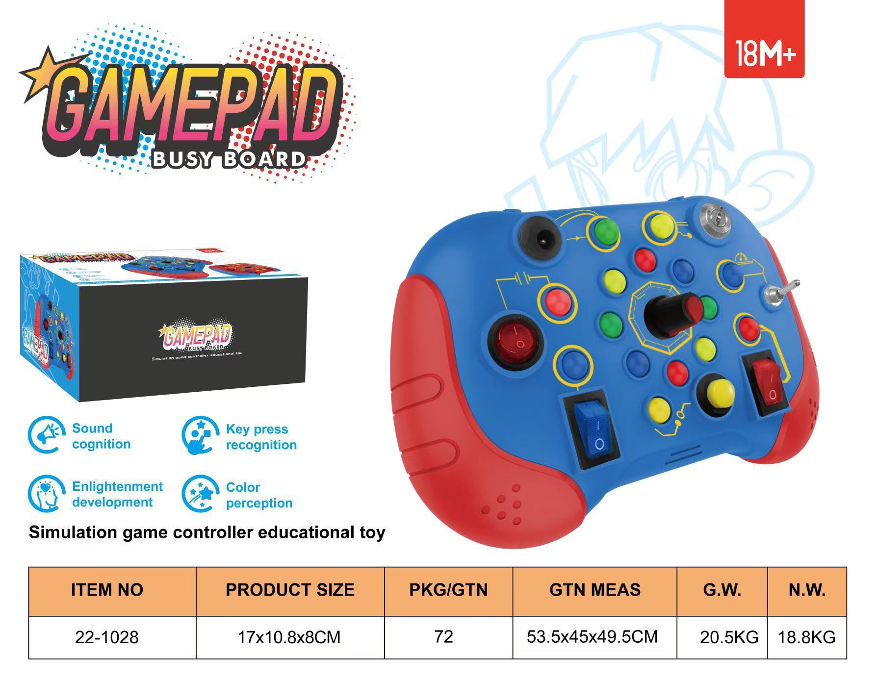 Consola de juegos portátil - Azul [Caja de color en inglés]