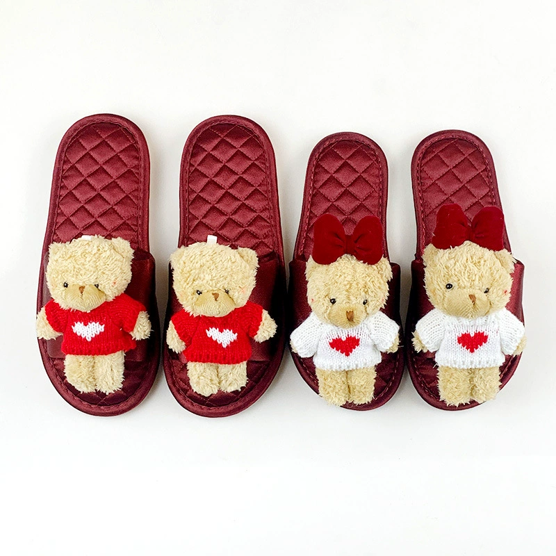 Свадебные тапочки свадебные тапочки красные праздничное приданое невесты Пара подарков с фабрики прямая цельная доставка