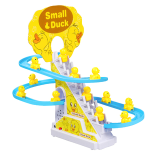 Children's Stairs Duck Climbs Stairs Educational Electric Track Baby Baby Small Toy Slide Children's Toys