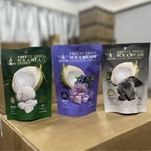 泰国进口拉迈Lalamai冻干椰奶块原味蓝莓味黑芝麻味蔡文静同款25g