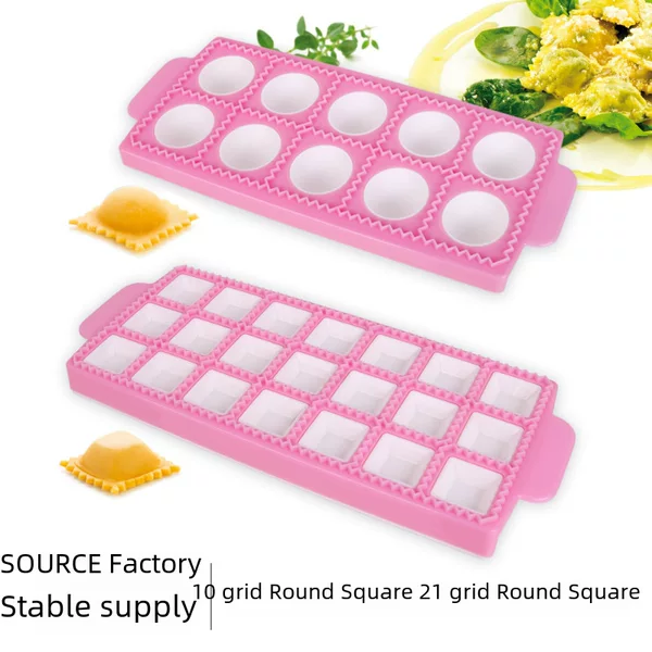 Kitchen Tools 10Pc Square Italian Dumpling Mold Fondant Cake Decoration New DIY Baking Tool