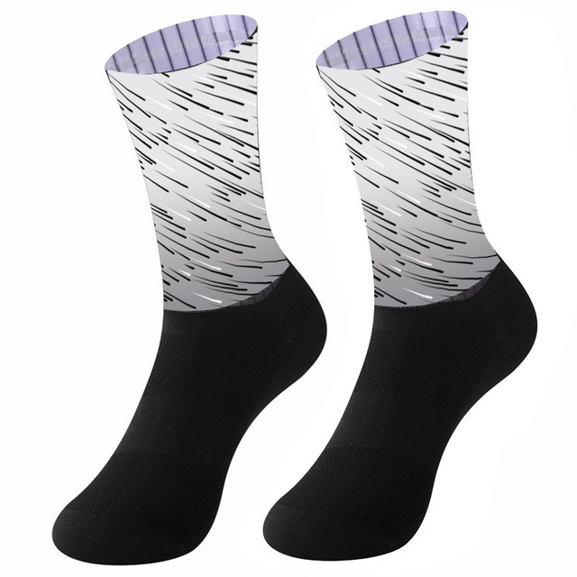 Bicycle Team Aero Socks Seamless Anti Slip Cycling Socks Outdoor Racing Compression Sports Socks