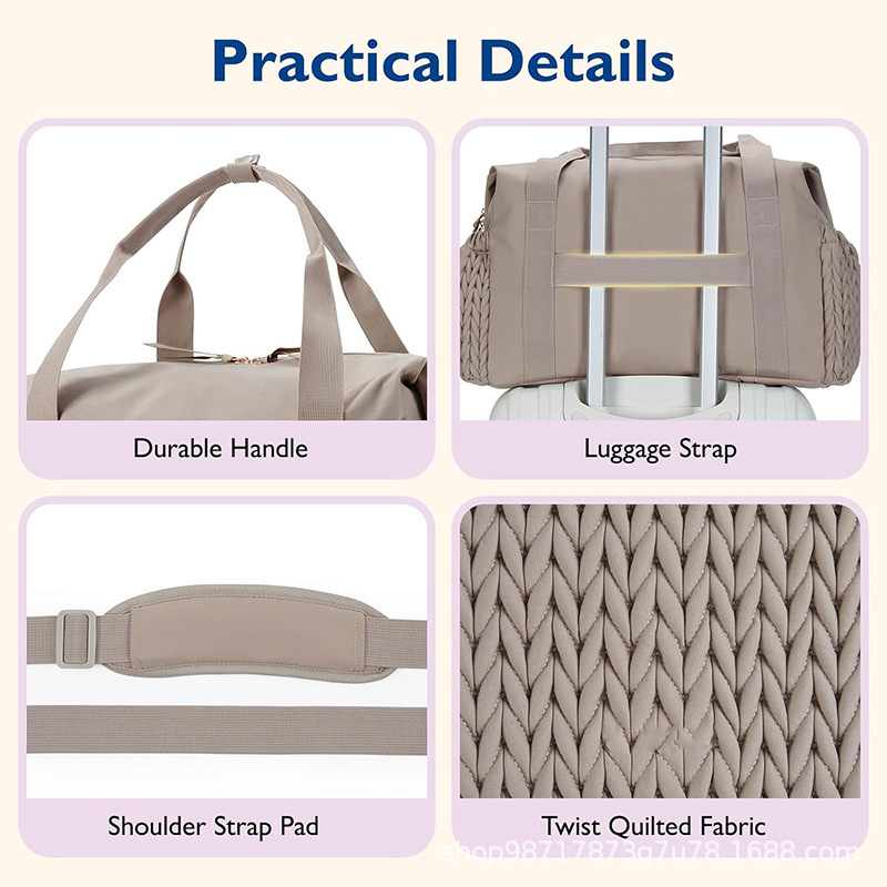 Amazon nueva bolsa de pañales bolsa de mano bolsa de pañales de viaje de gran capacidad bolsa de hospital de parto caja de tetas de expansión