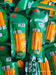 千味源緑爽辛条五毛銭の麻辛80後90後子供の頃懐かしいお菓子キャンパス5角包数