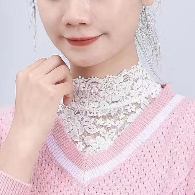 [สีขาว] ลูกไม้คอปลอม-S [แนะนำ40.00กก.-45.00กก.]]