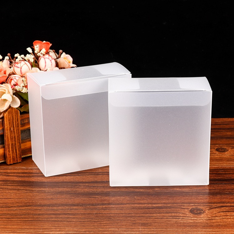 批发包装盒透明塑料盒方形折叠盒PP塑料盒磨砂包装盒供应