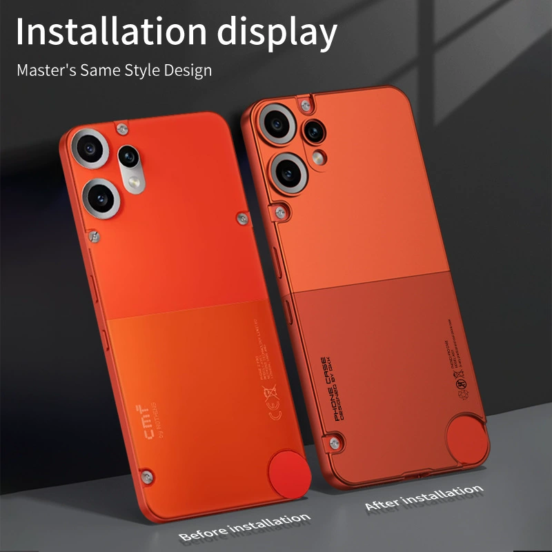 Чехол для телефона (Nothing) CMF Phone 2 Pro, противоударный паз‑и‑шип с магнитной фиксацией, контрастные цвета