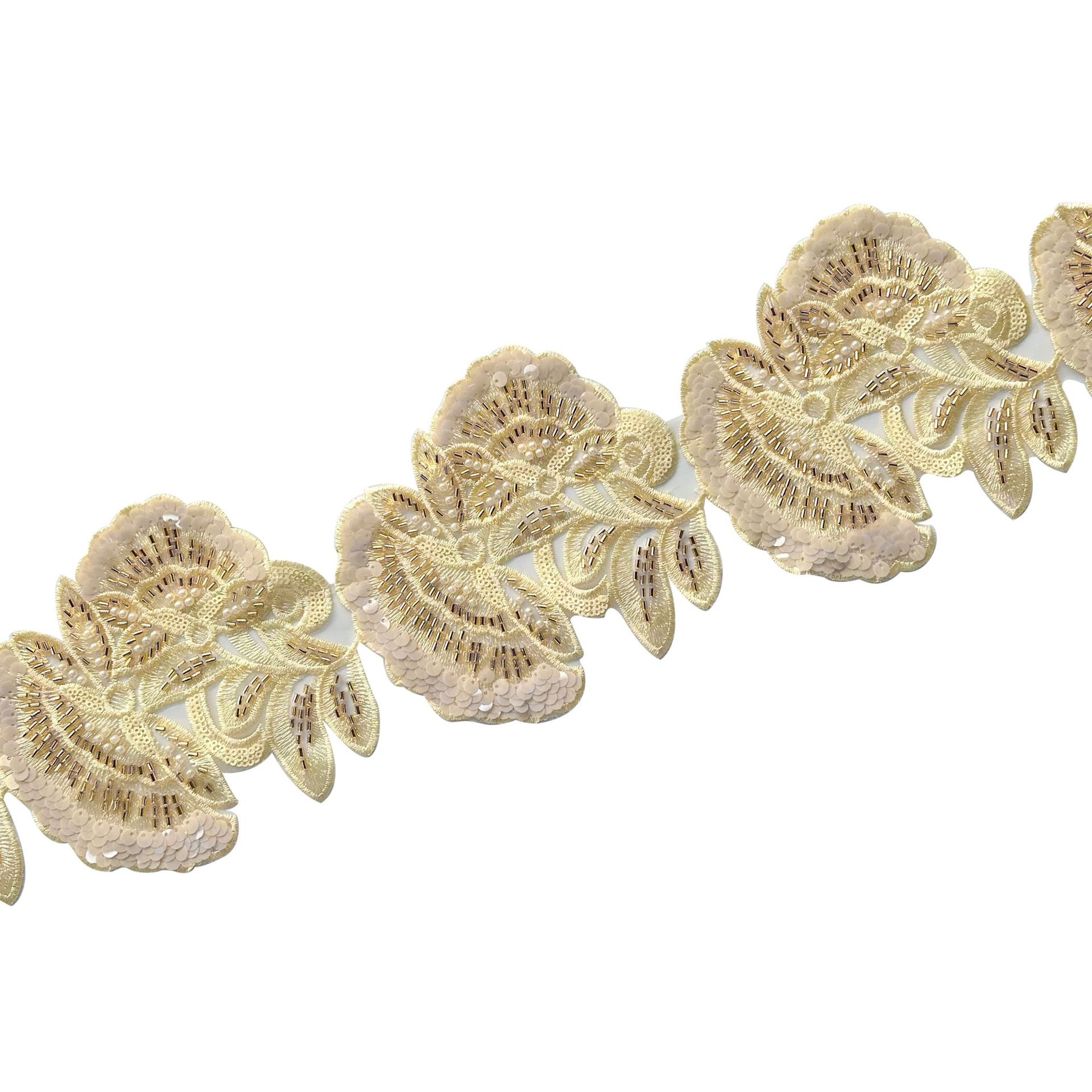Hermosas pañuelas multicolores bordadas de encaje decoración de tela calcomanías de estilo nacional vestido vestido pantalones pie decoración pegatinas image 21