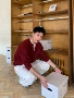 v领撞色新款秋季毛衣