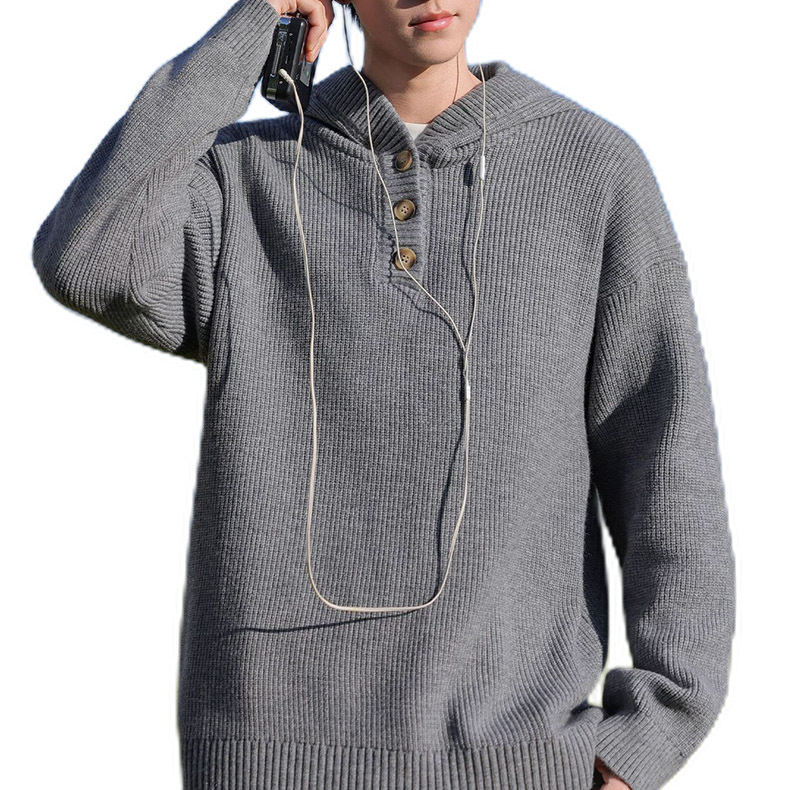 Explosiones transfronterizas de tamaño grande falso de dos piezas de polo camisa de punto de torsión suéter hombre viejo dinero fábrica de moda al por mayor