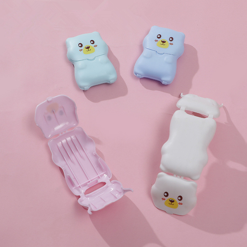 100 unids pastillas de jabón desechables en caja de jabón papel portátil Lavado de Manos tabletas pequeñas de jabón mini jabón al aire libre