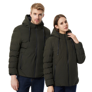 Cross-Border Special Heating Cotton Clothing Graphene Heating Winter Jacket Thickeneded Outdoor Couple Cotton Clothing Intelligent Heating Clothing