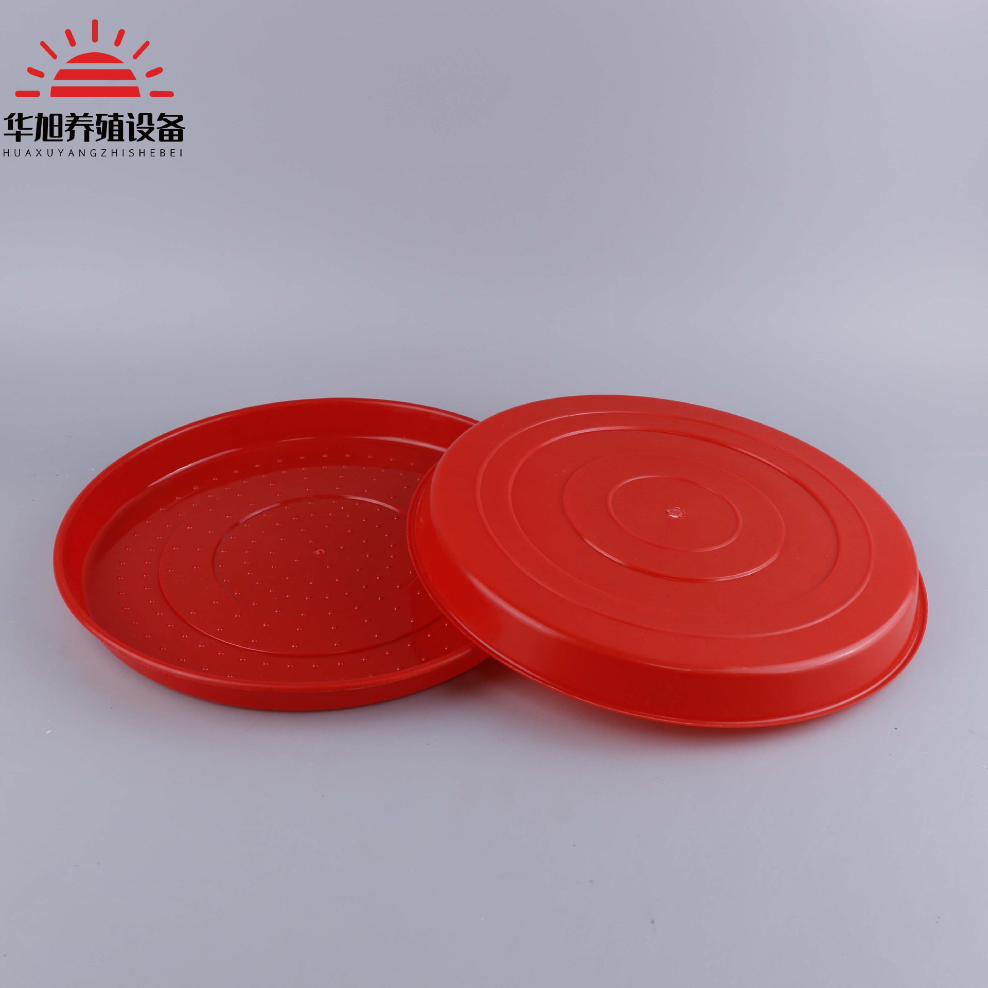La Placa de alimentación del pollo espesó el fabricante antideslizante plástico del alimentador de la cría en existencia bandeja redonda de la alimentación del cojín del barril