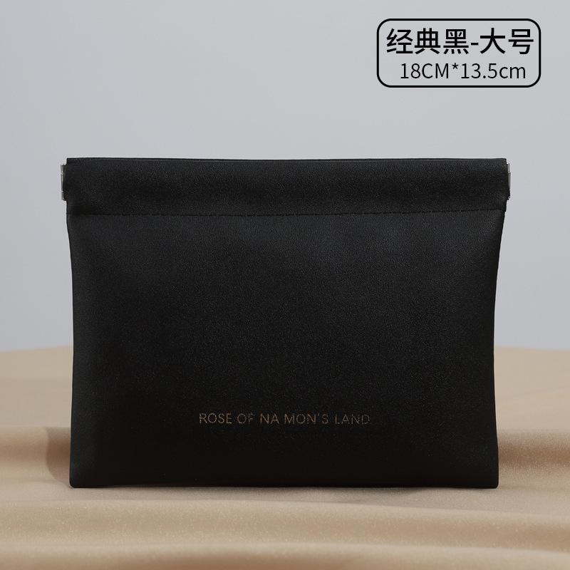 シンプルなクローズドシャーリングバッグミニ PU ヘッドフォン収納袋キャンディーカラーコインバッグ小銭入れ口紅収納袋|undefined