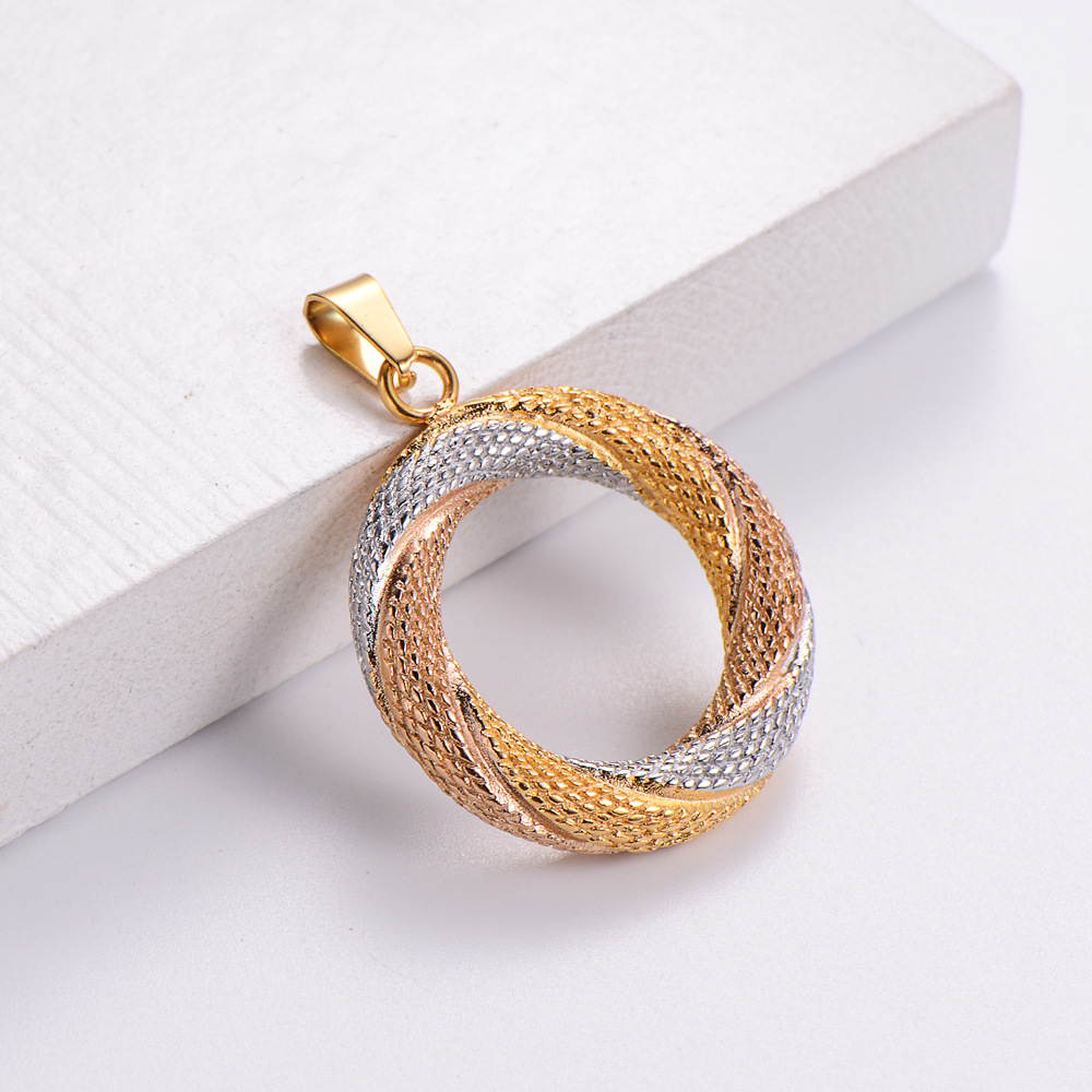 Exaggerated Twist Titanium Steel Plating Womenu0027S Earrings Necklace 1 Set