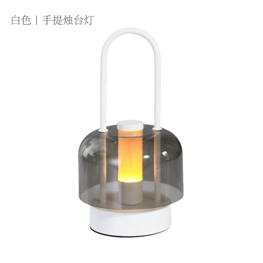 Handheld table lamp Creative touch, rechargeable ambient night light, 3-color mood