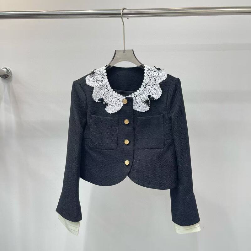 Chanel-Style Suit Jacket Women's 2025 New Fashion Elegant Autumn Skirt Suit Two-Piece Set