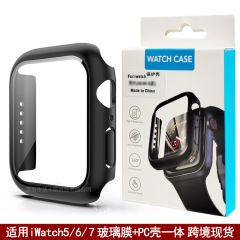 Apple watch6/7/9/10保護ケースリンゴ8保護カバー腕時計ケースフィルムを適用
