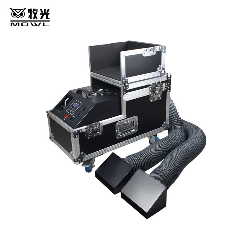 De alta potencia 4000W máquina de niebla de agua boda solo doble tres tubo máquina de niebla de humo boda máquina de humo etapa rendimiento spray