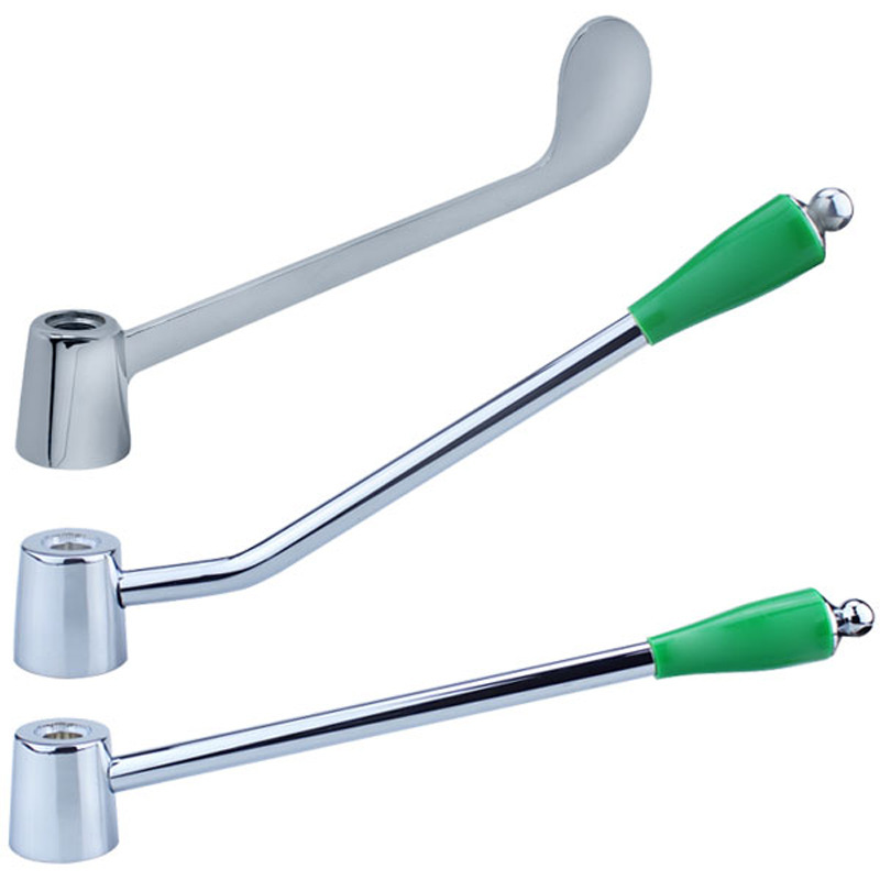 Quick-Open Faucet with Extended Elbow Switch, Single Cold Extended Handle, Bathroom Faucet Kitchen Switch Accessories