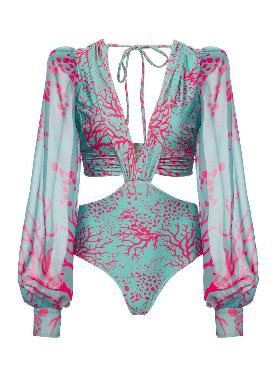 Puff Sleeve Sleeve Type Polyester Fabric Type Wholesale Women'S Vacation Printing Long Sleeve Blouses