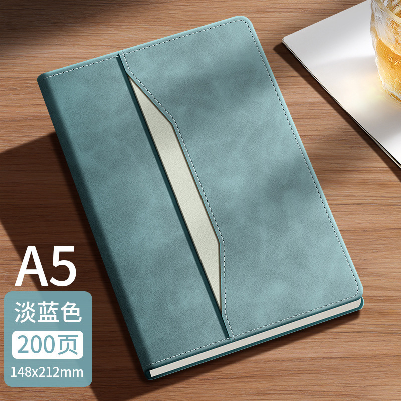 A5 cuaderno de negocios personalizado logotipo de alto valor facial cuaderno de oficina notas de reuniones diarios papelería al por mayor