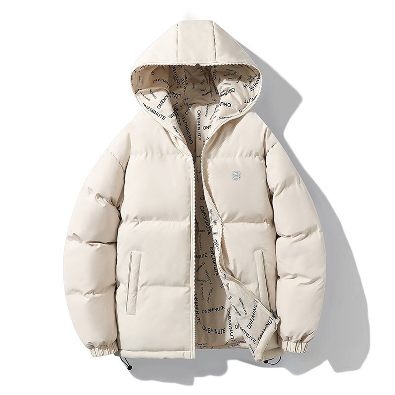 Men's Clothing Padded Jacket European And American Autumn And Winter Jacket US Embroidery Men's Cotton Padded Jacket Thickened Puffer Jacket_voghion.com