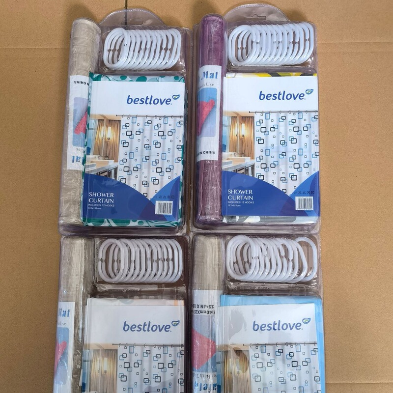 Bathroom Shower Curtain, Bathroom Tarpaulin, Mildew-proof, Punch-free Toilet, High-end Blocking Curtain, Shower Partition Door Manufacturer