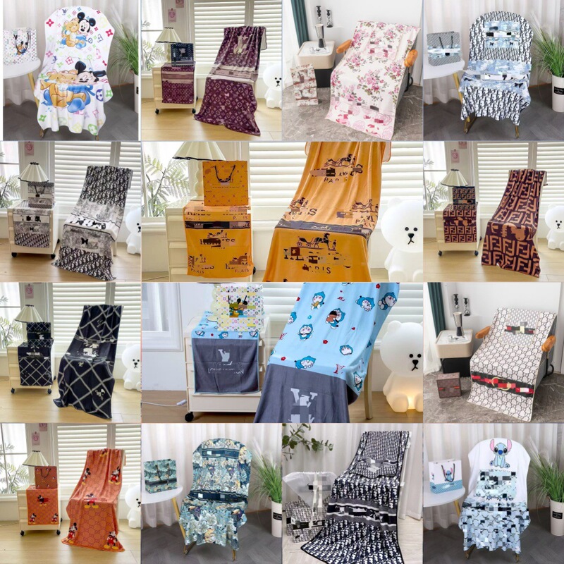 Two-Piece Bath Towel Set, Thickened Microfiber, Absorbent, Non-Fading, Beach Towel, Soft Adult Bath Towel, Quick-Drying