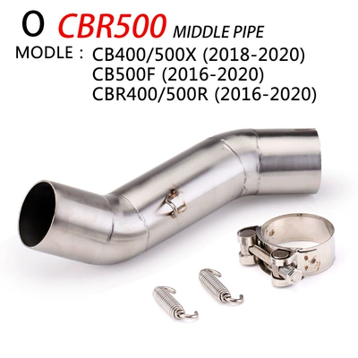 Motorcycle exhaust pipe Fiber Tail Section - cbr50016-20-middle-section